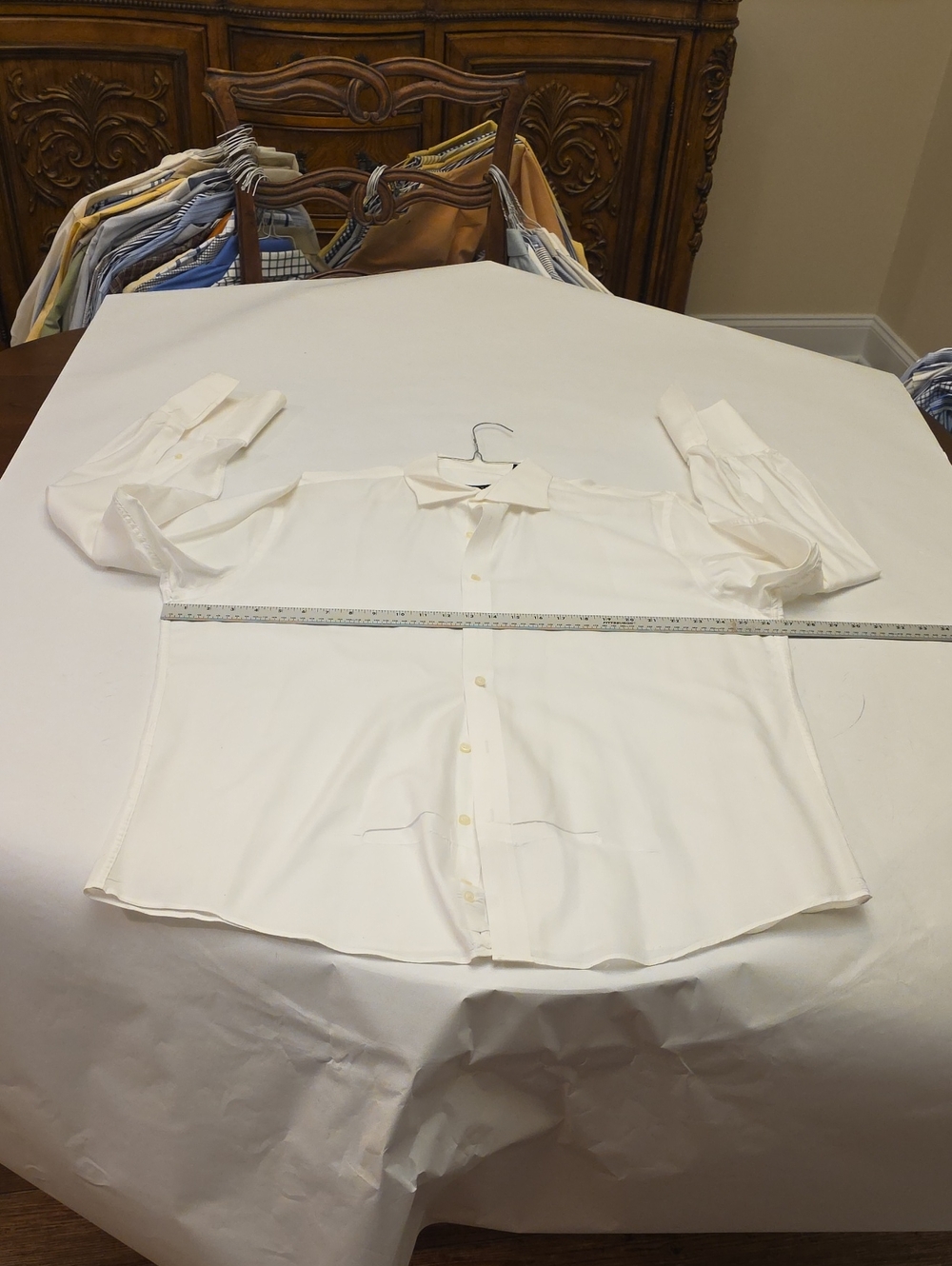 Sean John White Tailored Fit Dress Shirt